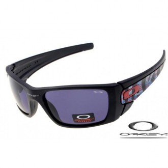 Oakley Fuel Cell Sunglasses Black Frame Blue Lens OAKLEY20156403