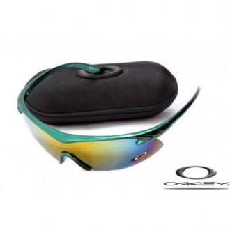 Cheap FOakleys M2 Frame Sunglasses Green Frame Yellow Blue Lens