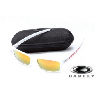  oakley currency sunglasses White Frame Fire Yellow Lens OAKLEY201567327