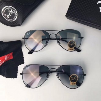 Men's Women's Ray Ban Aviator Sunglasses RB3025 Light Black