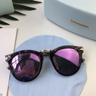 Women's Karen Walker Polarized Eyewear 1892 Purple Lenses