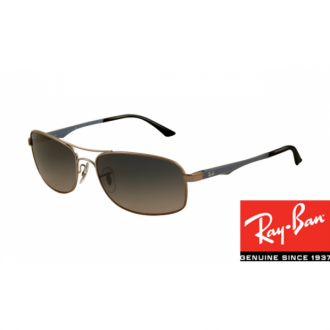 Ray Ban RB3483 HighStreet Sunglasses Gunmetal Frame Grey Gradient Lens
