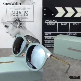 Women's Karen Walker 1505 Oversized Eyewear Light Blue Frame