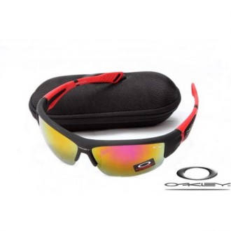 Cheap Foakleys Sunglasses Reluster Black Frame Fire Lens For Sale Free Shipping USA