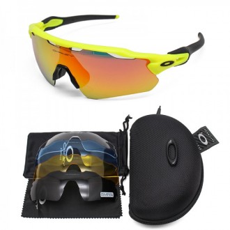Oakley 2.3 radar ev sunglasses yellow frame