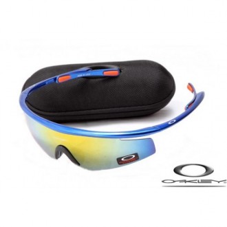 Oakley M Frame Sunglasses Polishing Blue Frame Yellow Iridium Lens OAKLEY20156268