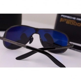 Mens Porsche Design P8000 Sunglasses Polarized Blue