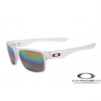 Cheap Oakley TwoFace Sunglasses Crystal White Frame Colors Iridium Lens