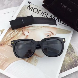 Mens Womens Tom Ford Sunglasses Square Black