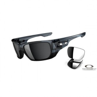 Oakley Style Switch Sunglasses Clear Black Frame Grey Lens