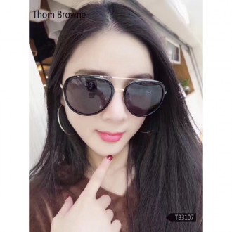 Men's Women's Thom Browne 3107 Polarized Sunglasses Black