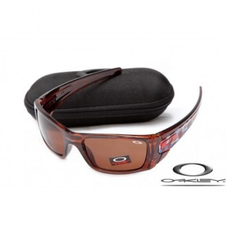 Cheap Oakley Fuel Cell Sunglasses Annatto silk Frame Brown Lens For Sale