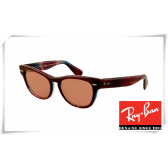 Ray Ban RB4169 Laramie Sunglasses Brown Frame Orange Lens