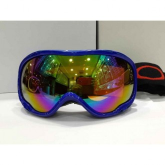 Oakley Goggle A Frame Polishing Blue Frame Camo Blue Lens
