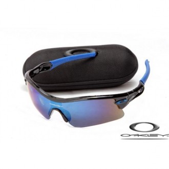 Discount Oakleys Radar Path Sunglasses Polishing Black Frame Violet Lens For Sale