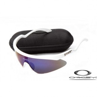 Oakley Razor Blade Sunglasses Polishing White Frame Blue Lens OAKLEY20156494