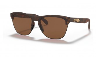 Oakley Frogskins Lite Sunglasses Matte Tortoise Frame Prizm Tungsten Lens