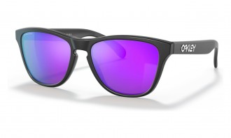 Oakley Frogskins Xs Youth Fit Sunglasses Matte Black Frame Prizm Prizm Violet Lens