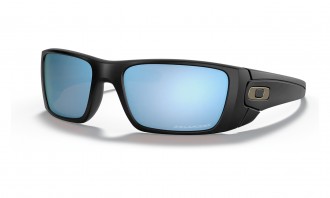 Oakley Fuel Cell Sunglasses Matte Black Frame Prizm Deep Water Polarized Lens