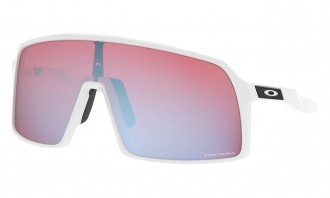 Oakley Sutro Sunglasses Polished White Frame Prizm Snow Sapphire Lens