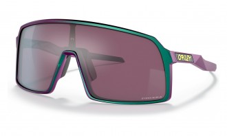 Oakley Sutro Odyssey Collection Sunglasses Green Purple Shift Frame Prizm Road Black Lens