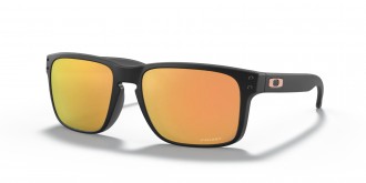 Oakley Holbrook Low Bridge Fit sunglasses Matte Black frame Prizm Rose Gold lens