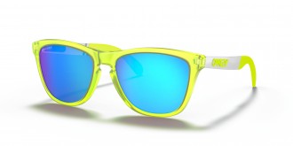 Oakley Frogskins Mix Low Bridge Fit sunglasses Matte Uranium frame Prizm Sapphire lens