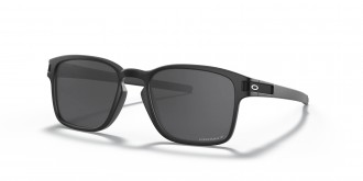 Oakley Latch Square Low Bridge Fit sunglasses Matte Black Ink frame Prizm Black Polarized lens