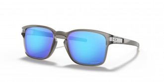 Oakley Latch Square Low Bridge Fit sunglasses Matte Grey Ink frame Prizm Sapphire lens