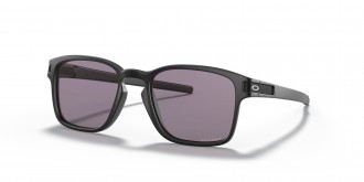 Oakley Latch Square Low Bridge Fit sunglasses Matte Black frame Prizm Grey lens