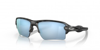 Oakley Flak 2.0 XL sunglasses Matte Black Camo frame Prizm Deep Water Polarized lens