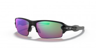 Oakley Flak 2.0 Low Bridge Fit sunglasses Polished Black Ink frame Prizm Golf lens