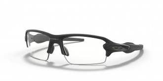 Oakley Flak 2.0 Low Bridge Fit sunglasses Polished Black frame Clear lens