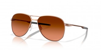Oakley Contrail sunglasses Satin Rose Gold frame Prizm Brown Gradient lens