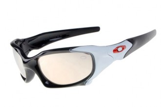 Oakley pit boss sunglasses in polished black / light brown iridium sunglasses