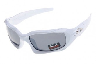 Oakley pit boss sunglasses in polished white / black iridium