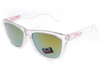 Oakley frogskins sunglasses in crystal / fire iridium