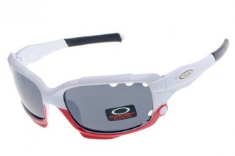 Oakley limited edition fathom racing jacket sunglasses in white / black iridium