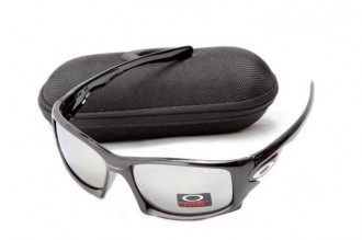 Oakley ten sunglasses in polished black / clear