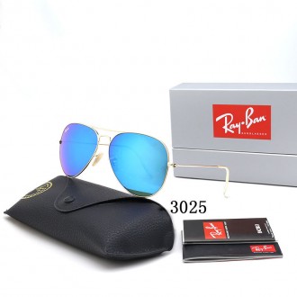 Ray Ban RB3025 Sunglasses Blue/Gold