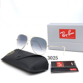 Ray Ban RB3025 Sunglasses Gradient Gray/Gold