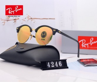 Ray Ban RB4246 Sunglasses Orange/Black with Gold