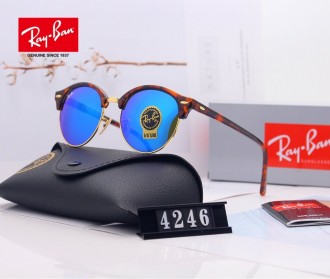 Ray Ban RB4246 Sunglasses Blue/Tortoise with Gold