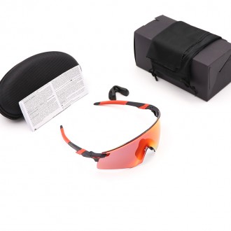 Oakley Encoder Sunglasses Gradient Red / Red with Black
