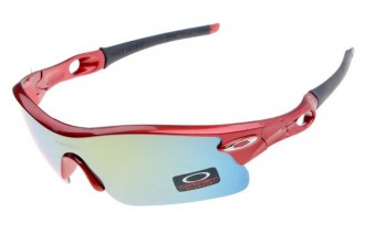 Oakley radar pitch sunglasses red metallic / ice iridium