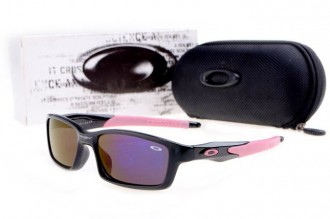 Oakley crosslink sunglasses polished black/blue iridium for sale