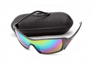 Oakley Dart sunglasses matte black/colorful iridium