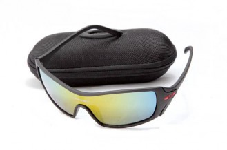 Oakley Dart sunglasses matte black/fire iridium