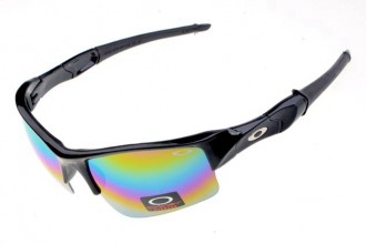 Oakley flak jacket Sunglasses polished black/fire iridium for sale