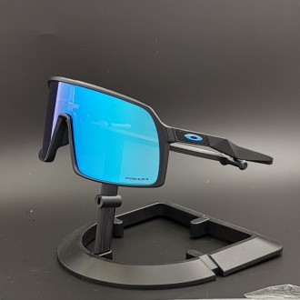 Oakley sutro Sunglasses Matte Black/Prizm Blue for sale